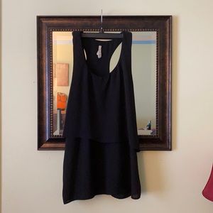 Black blouse tank